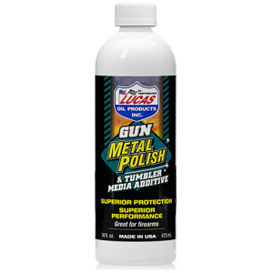 LUCAS GUN METAL POLISH - 16 OZ. LIQUID BOTTLE