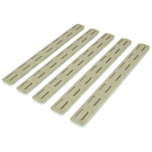 MCMR RAIL PANEL KIT - FLAT DARK EARTH, 5.5", 5/PK