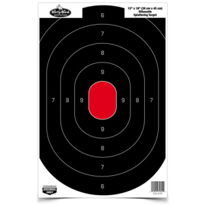 DIRTY BIRD SILHOUETTE TARGET - 12" X 18", 100 TARGETS