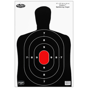 DIRTY BIRD SILHOUETTE TARGETS - 12" X 18", 8/PK