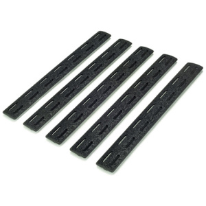 MCMR RAIL PANEL KIT - BLACK, 5.5", 5/PK