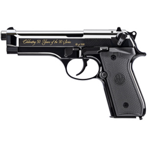 BERETTA 92FS 9MM BL/SYN 4.9" 15+1 50TH