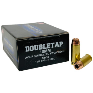 DOUBLETAP 10MM 200GR JHP - CONTROLLED EXP. 20RD 50BX/CS