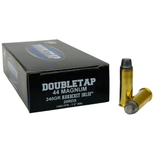 DOUBLETAP 44 REM MAG 240GR SWC - HARDCAST SOLID 20RD 25BX/CS