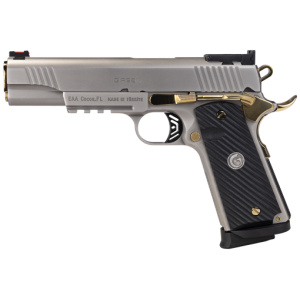 GIRSAN 1911 NEGOTIATOR TALO - 38 SUPER 5" 9RD TITANIUM/GOLD