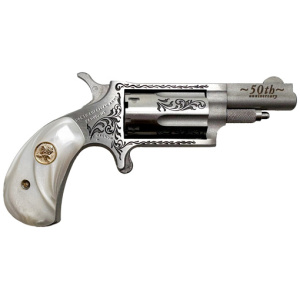 NAA MINI-REVOLVR 22WMR 1-5/8" - S/S MATTE WHITE PEARL 50 ANNIV
