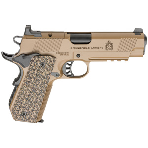 SPRINGFIELD 1911 TRP 45ACP AOS - 4.25" 7RD COYOTE BROWN