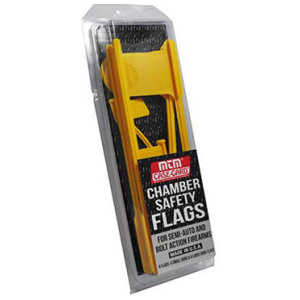 RIFLE & PISTOL CHAMBER SAFETY INDICATOR FLAG PACK - YELLOW